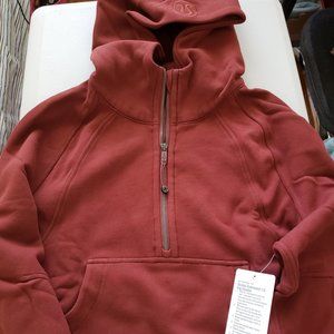 Lululemon Scuba Oversized Half-Zip Hoodie- Date Brown in M/L NWT